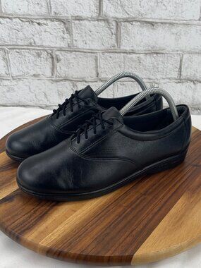 SAS Tripad Comfort Womens 9.5 Narrow Black Leather Lace Up Shoes A3625171